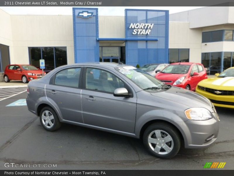Medium Gray / Charcoal 2011 Chevrolet Aveo LT Sedan