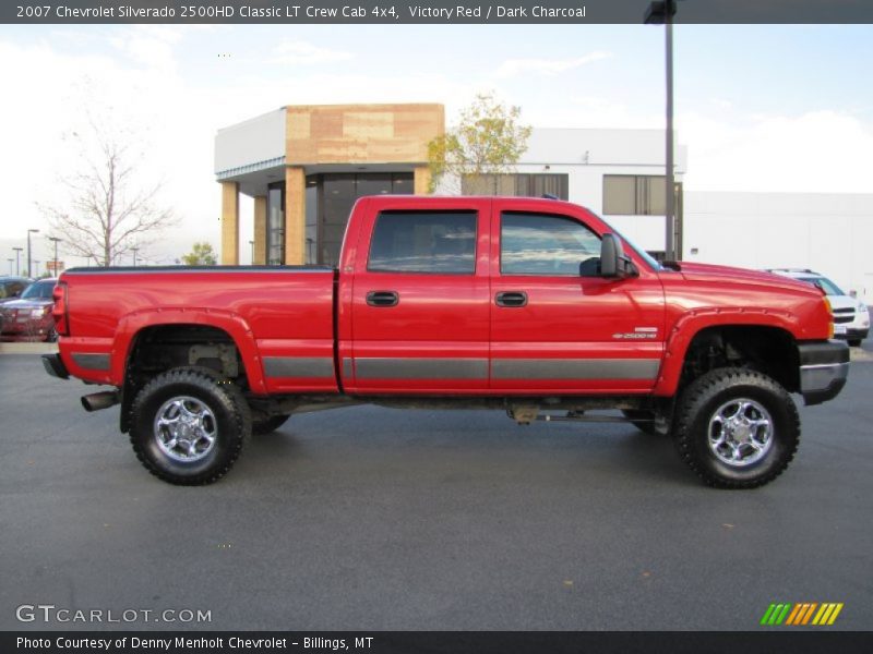 Victory Red / Dark Charcoal 2007 Chevrolet Silverado 2500HD Classic LT Crew Cab 4x4