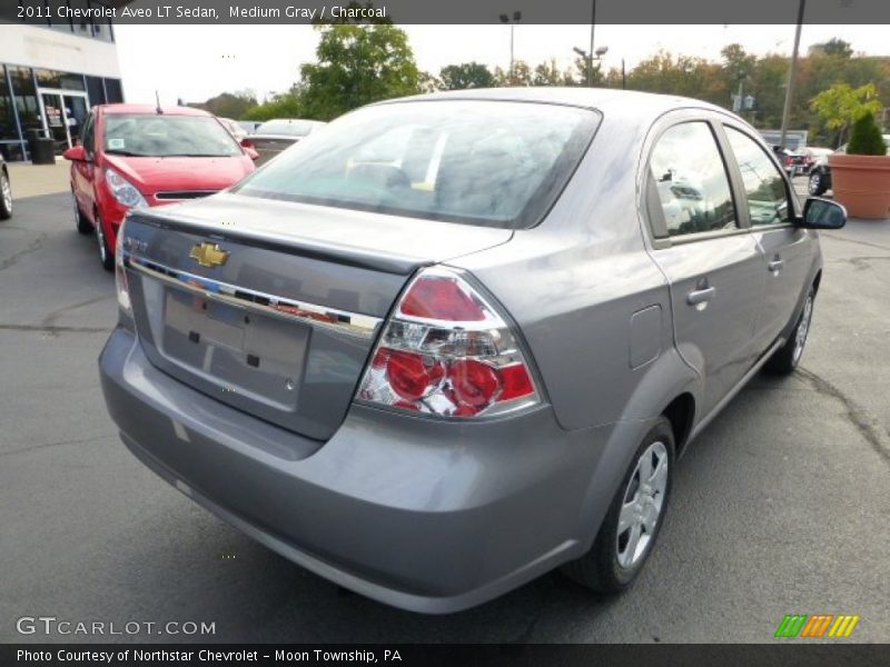 Medium Gray / Charcoal 2011 Chevrolet Aveo LT Sedan