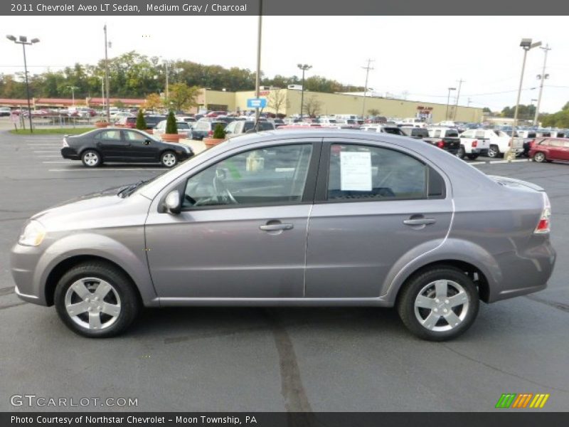 Medium Gray / Charcoal 2011 Chevrolet Aveo LT Sedan