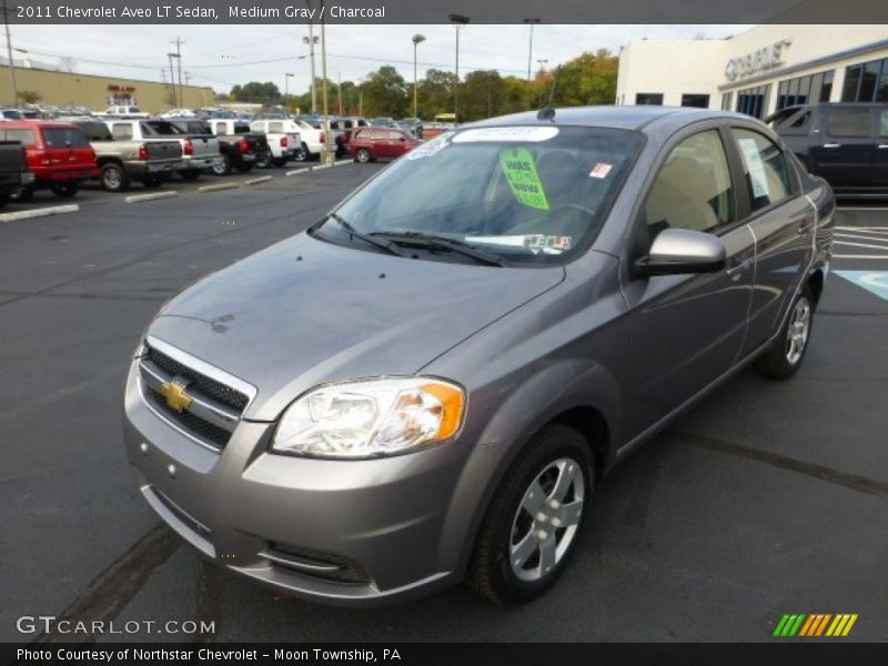 Medium Gray / Charcoal 2011 Chevrolet Aveo LT Sedan