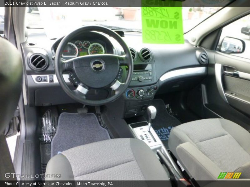 Medium Gray / Charcoal 2011 Chevrolet Aveo LT Sedan