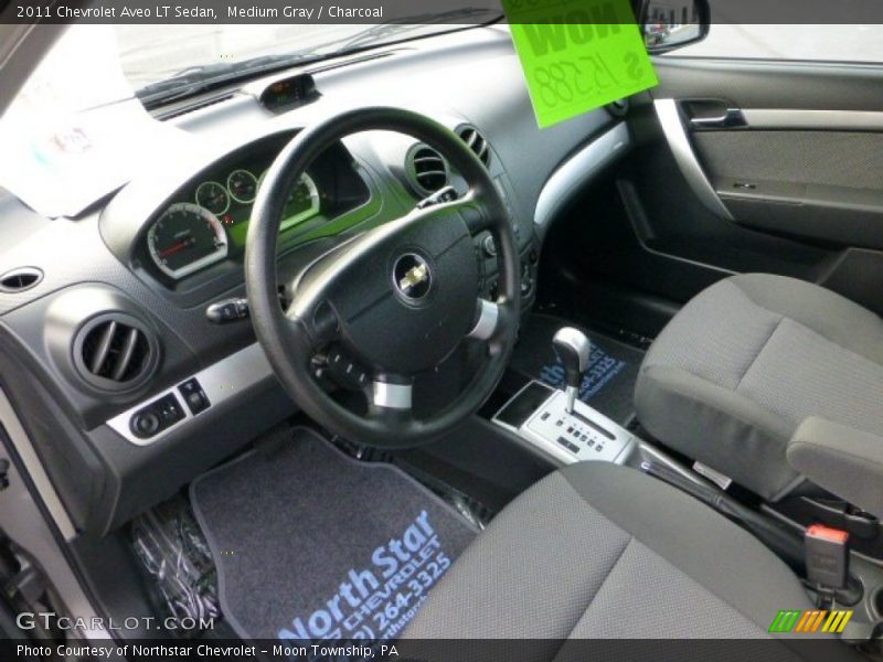 Medium Gray / Charcoal 2011 Chevrolet Aveo LT Sedan