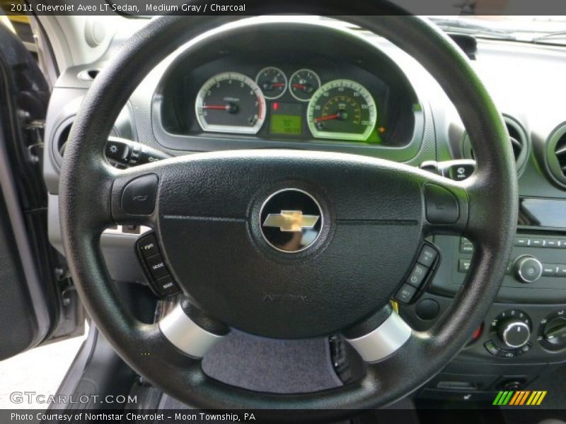 Medium Gray / Charcoal 2011 Chevrolet Aveo LT Sedan