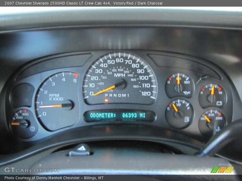 Victory Red / Dark Charcoal 2007 Chevrolet Silverado 2500HD Classic LT Crew Cab 4x4