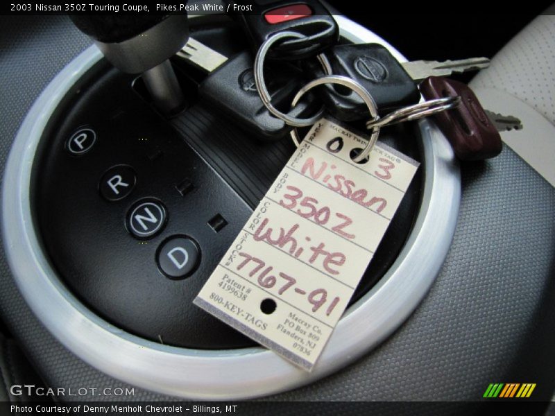 Keys of 2003 350Z Touring Coupe