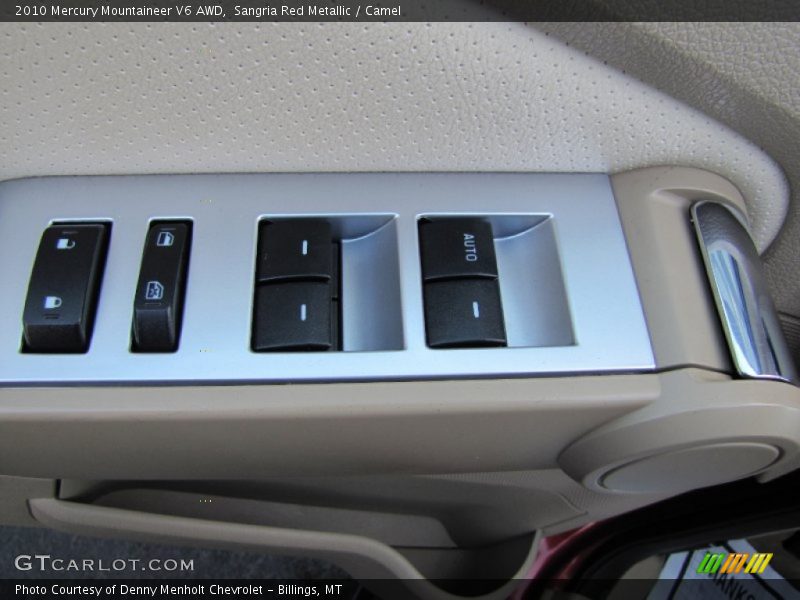 Sangria Red Metallic / Camel 2010 Mercury Mountaineer V6 AWD