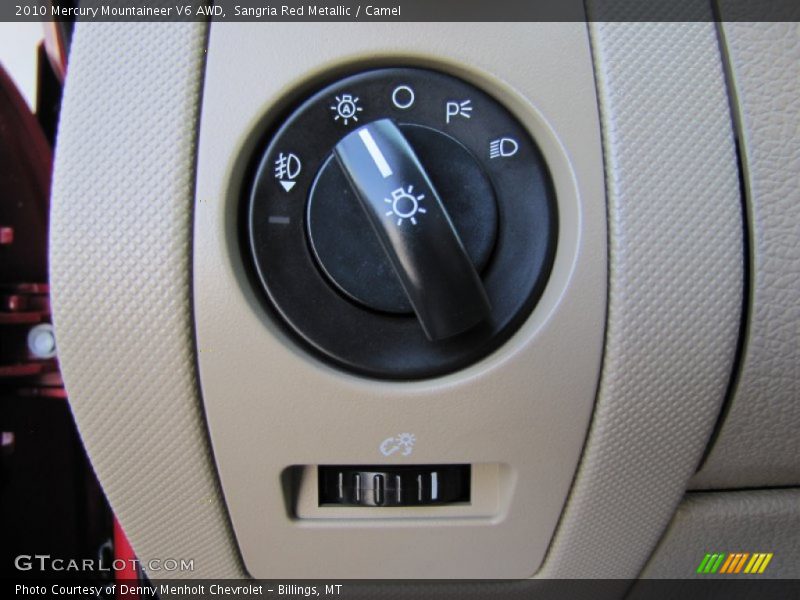 Sangria Red Metallic / Camel 2010 Mercury Mountaineer V6 AWD