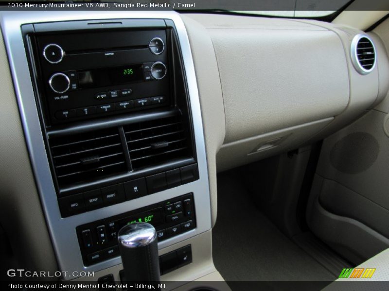 Sangria Red Metallic / Camel 2010 Mercury Mountaineer V6 AWD