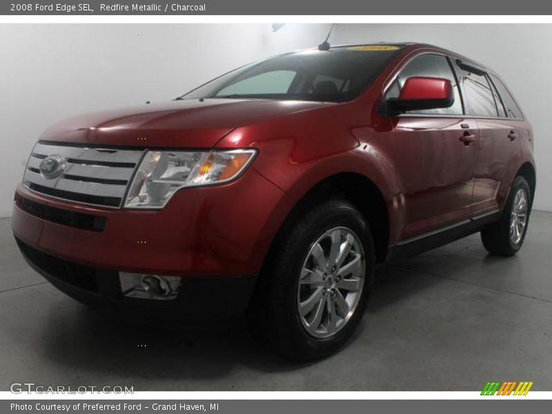 Redfire Metallic / Charcoal 2008 Ford Edge SEL