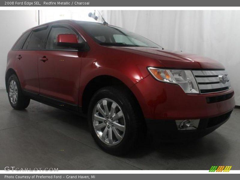 Redfire Metallic / Charcoal 2008 Ford Edge SEL
