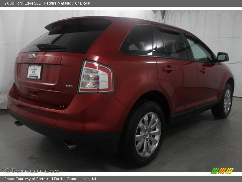 Redfire Metallic / Charcoal 2008 Ford Edge SEL