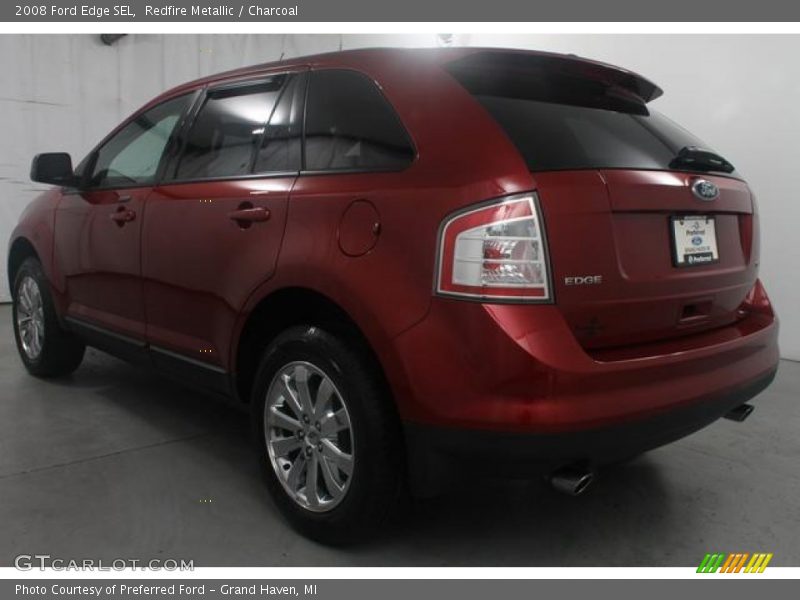 Redfire Metallic / Charcoal 2008 Ford Edge SEL