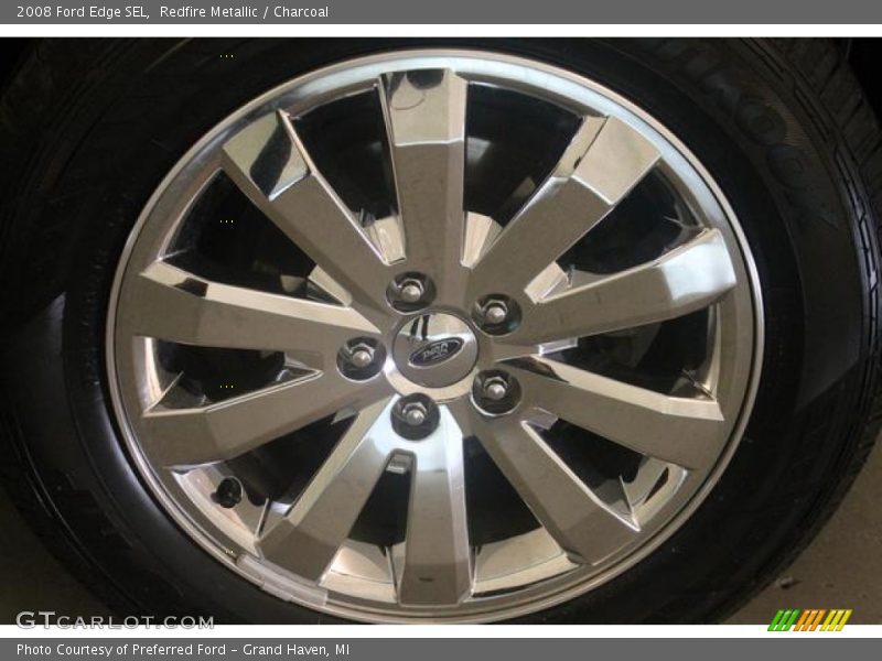 Redfire Metallic / Charcoal 2008 Ford Edge SEL