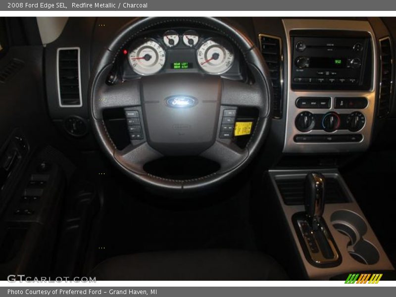 Redfire Metallic / Charcoal 2008 Ford Edge SEL