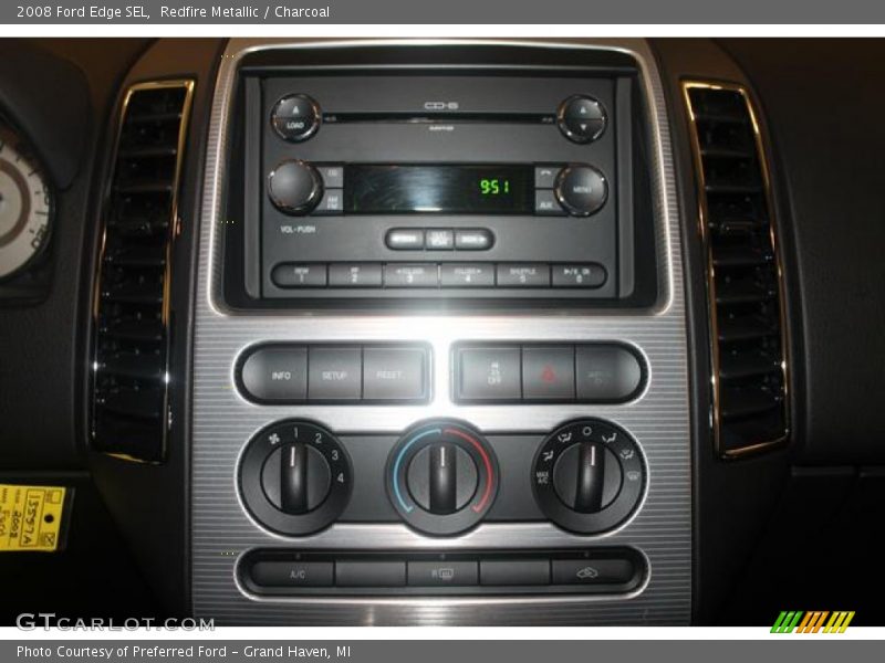 Redfire Metallic / Charcoal 2008 Ford Edge SEL