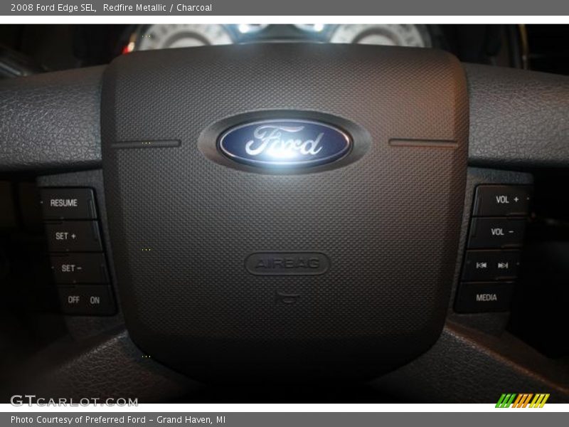 Redfire Metallic / Charcoal 2008 Ford Edge SEL
