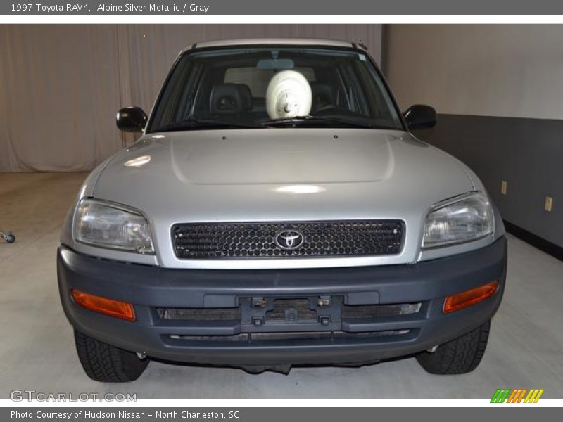 Alpine Silver Metallic / Gray 1997 Toyota RAV4