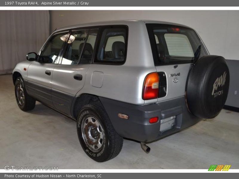 Alpine Silver Metallic / Gray 1997 Toyota RAV4