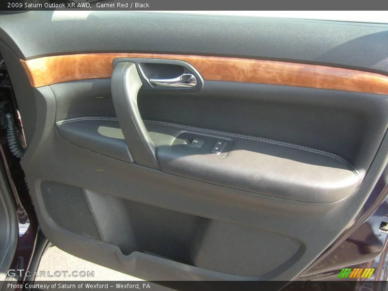 Garnet Red / Black 2009 Saturn Outlook XR AWD