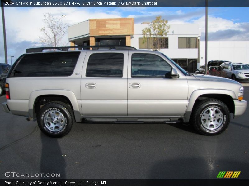 Silver Birch Metallic / Gray/Dark Charcoal 2004 Chevrolet Suburban 1500 Z71 4x4