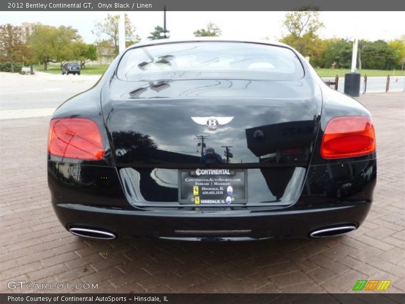 Onyx Black / Linen 2012 Bentley Continental GT