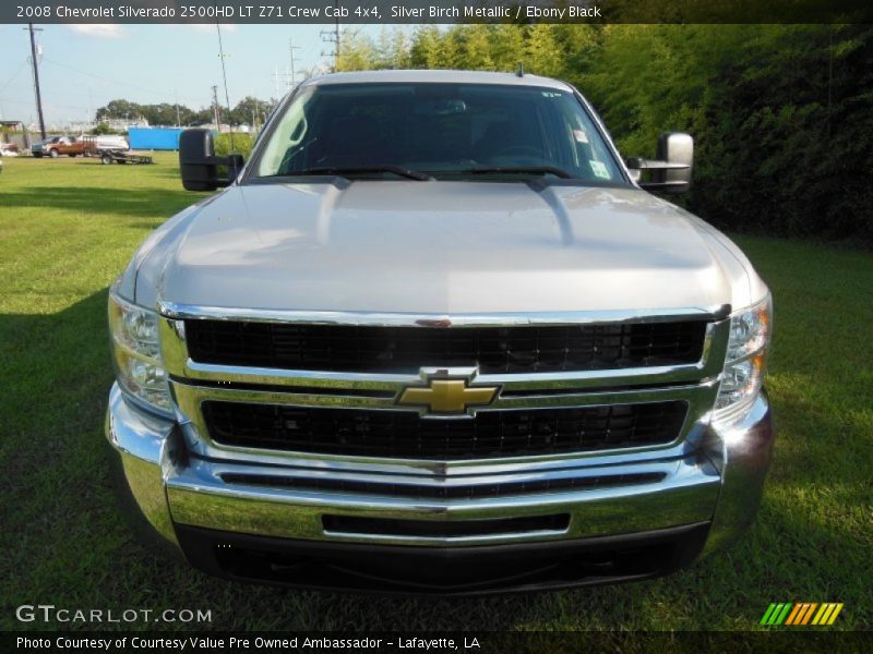 Silver Birch Metallic / Ebony Black 2008 Chevrolet Silverado 2500HD LT Z71 Crew Cab 4x4