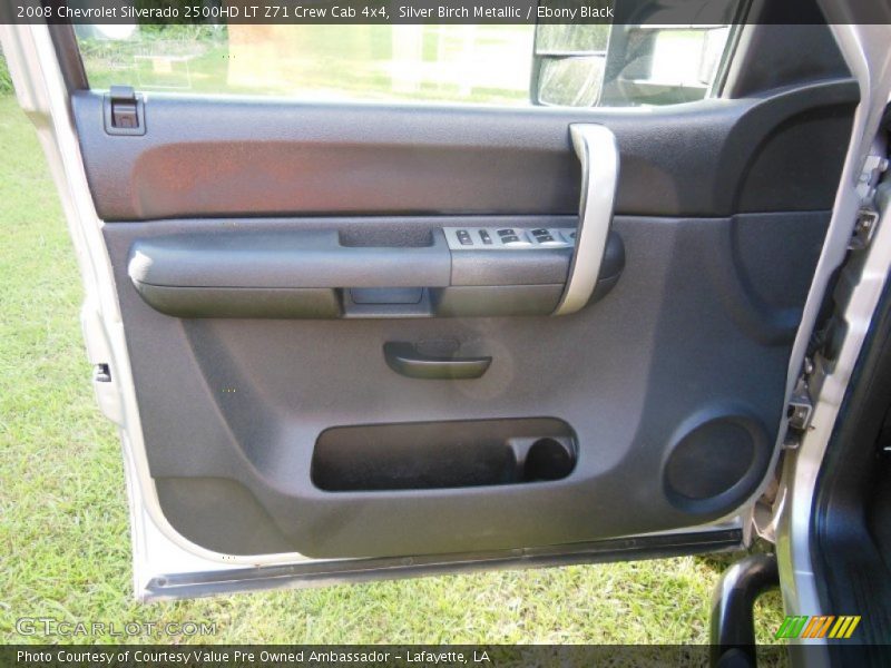 Silver Birch Metallic / Ebony Black 2008 Chevrolet Silverado 2500HD LT Z71 Crew Cab 4x4