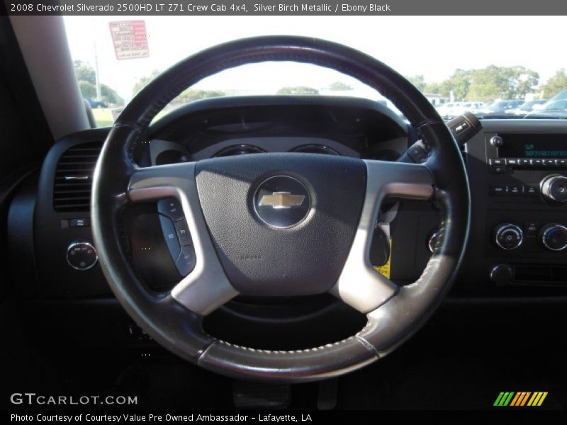 Silver Birch Metallic / Ebony Black 2008 Chevrolet Silverado 2500HD LT Z71 Crew Cab 4x4