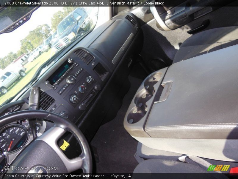 Silver Birch Metallic / Ebony Black 2008 Chevrolet Silverado 2500HD LT Z71 Crew Cab 4x4