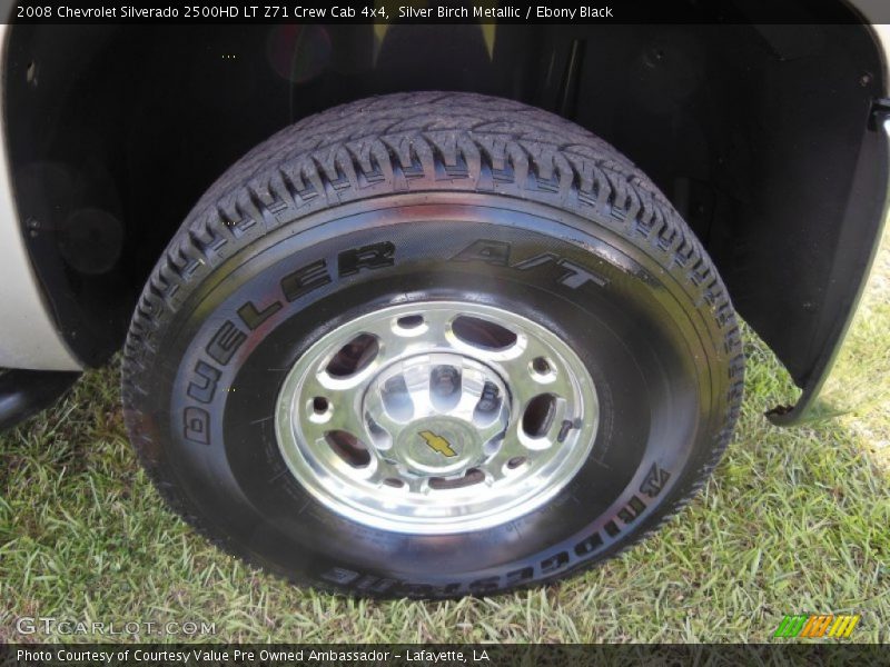 Silver Birch Metallic / Ebony Black 2008 Chevrolet Silverado 2500HD LT Z71 Crew Cab 4x4