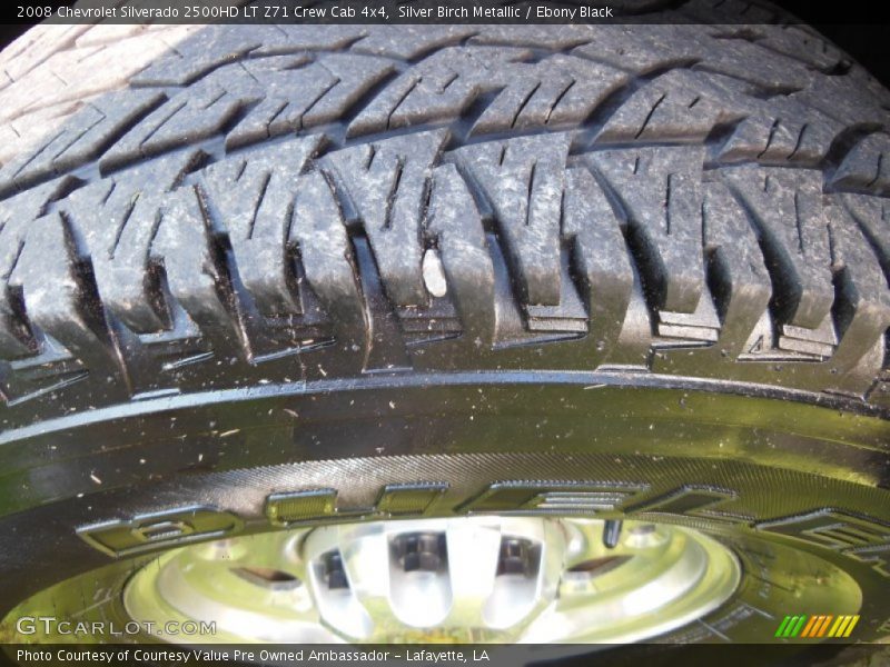 Silver Birch Metallic / Ebony Black 2008 Chevrolet Silverado 2500HD LT Z71 Crew Cab 4x4