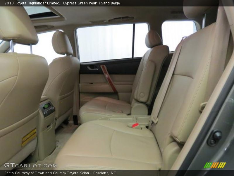 Cypress Green Pearl / Sand Beige 2010 Toyota Highlander Limited