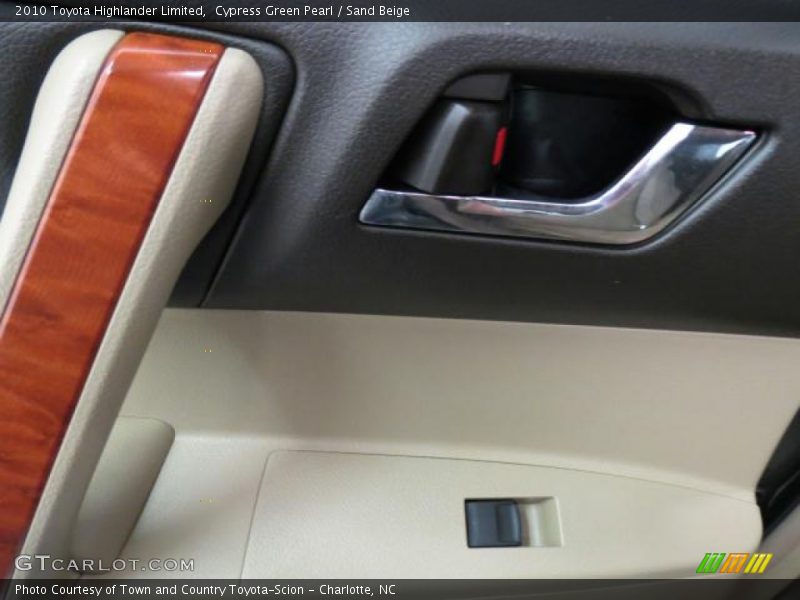 Cypress Green Pearl / Sand Beige 2010 Toyota Highlander Limited
