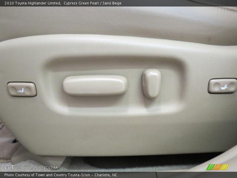 Cypress Green Pearl / Sand Beige 2010 Toyota Highlander Limited