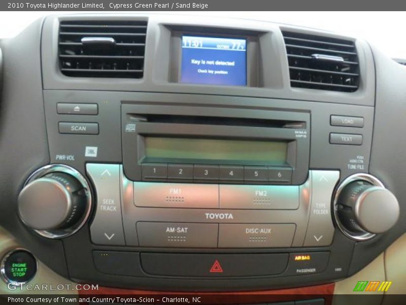 Cypress Green Pearl / Sand Beige 2010 Toyota Highlander Limited