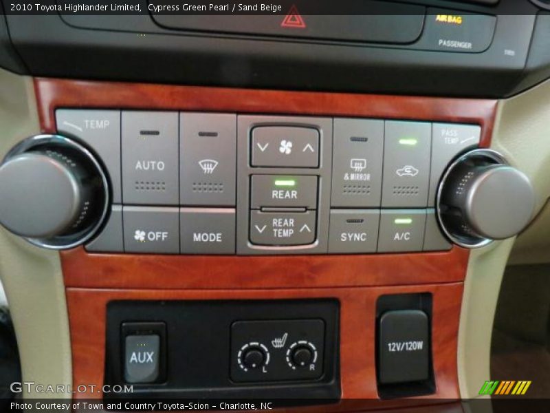 Cypress Green Pearl / Sand Beige 2010 Toyota Highlander Limited