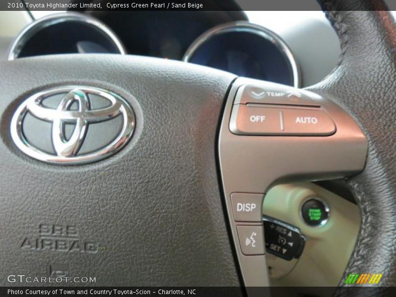 Cypress Green Pearl / Sand Beige 2010 Toyota Highlander Limited