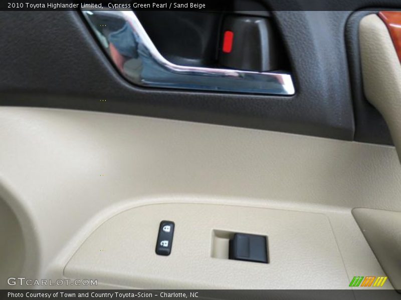 Cypress Green Pearl / Sand Beige 2010 Toyota Highlander Limited