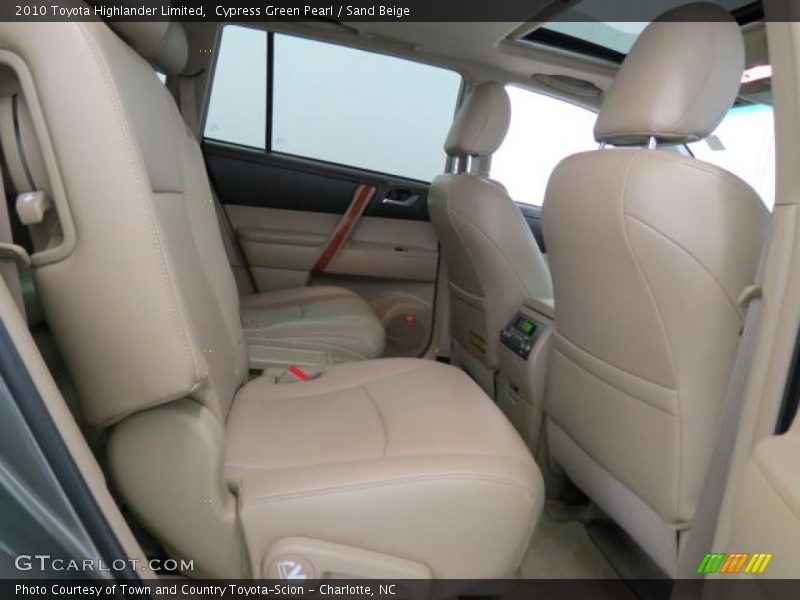 Cypress Green Pearl / Sand Beige 2010 Toyota Highlander Limited
