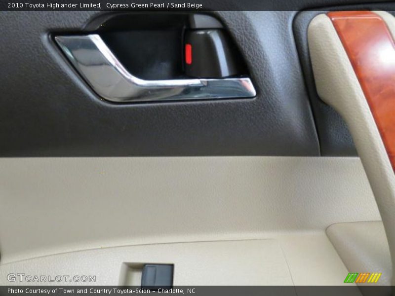 Cypress Green Pearl / Sand Beige 2010 Toyota Highlander Limited