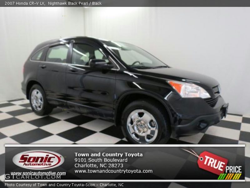 Nighthawk Black Pearl / Black 2007 Honda CR-V LX