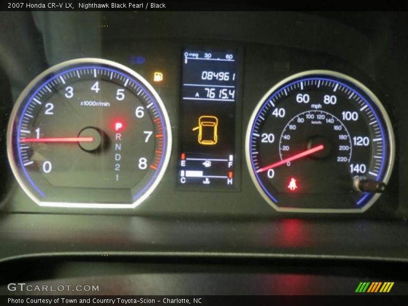 Nighthawk Black Pearl / Black 2007 Honda CR-V LX