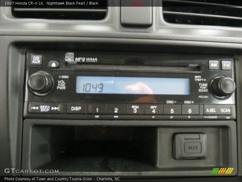 Nighthawk Black Pearl / Black 2007 Honda CR-V LX