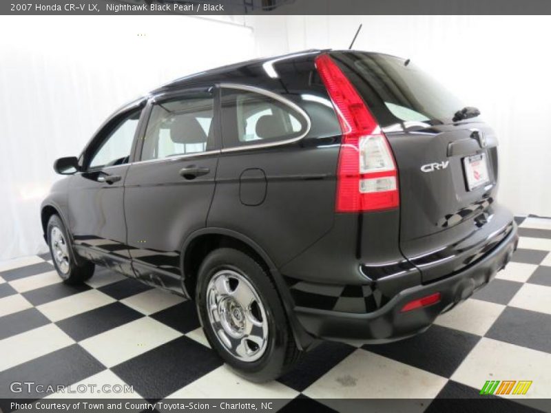 Nighthawk Black Pearl / Black 2007 Honda CR-V LX