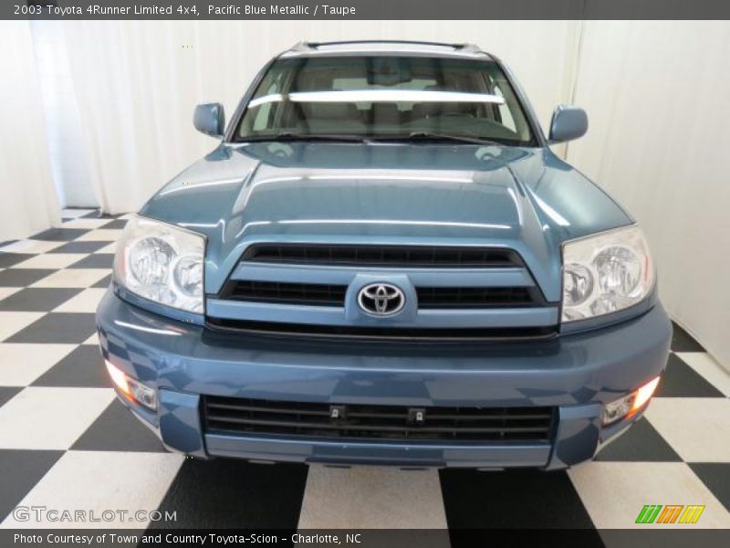 Pacific Blue Metallic / Taupe 2003 Toyota 4Runner Limited 4x4