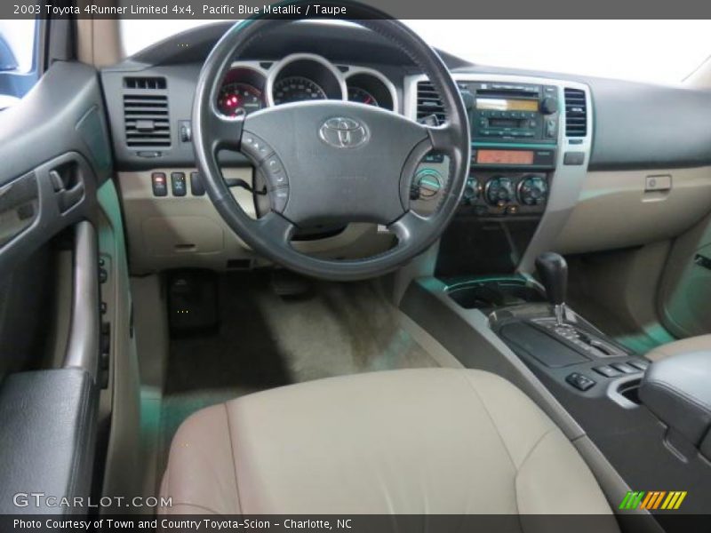 Pacific Blue Metallic / Taupe 2003 Toyota 4Runner Limited 4x4