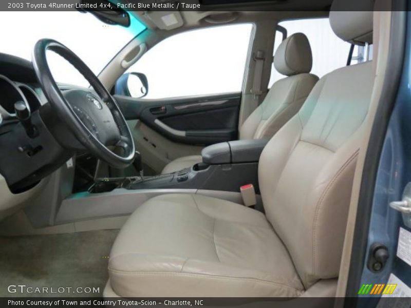 Pacific Blue Metallic / Taupe 2003 Toyota 4Runner Limited 4x4
