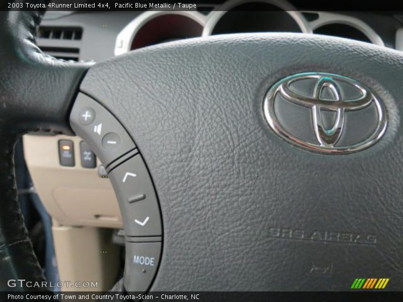 Pacific Blue Metallic / Taupe 2003 Toyota 4Runner Limited 4x4