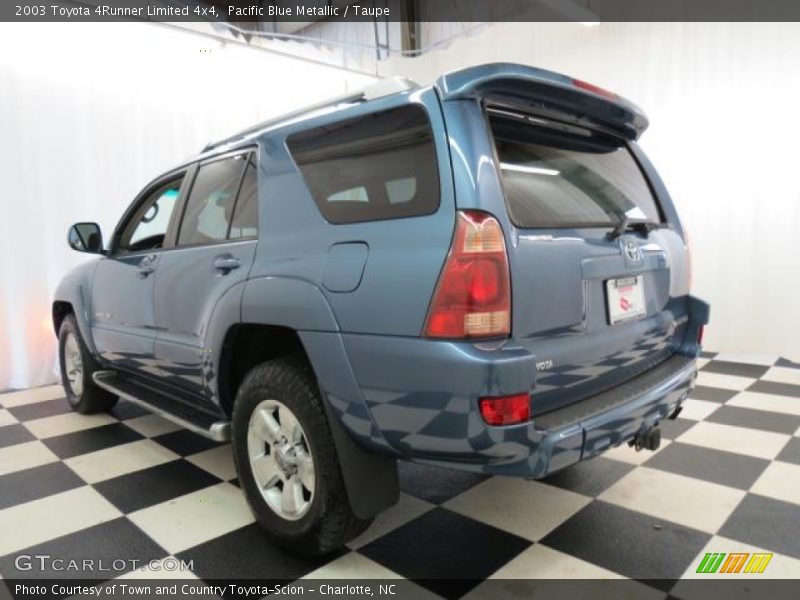 Pacific Blue Metallic / Taupe 2003 Toyota 4Runner Limited 4x4
